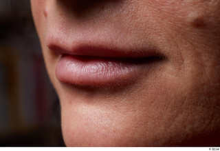 HD Face Skin Hamda Karam birthmarks chin lips mouth skin…